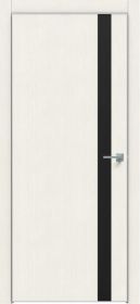 Дверь Каркасно-Щитовая Triadoors Modern Мелинга Белая 702 Без Стекла с Декором Дуб Серена Графит / Триадорс