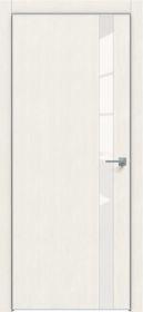 Дверь Каркасно-Щитовая Triadoors Modern Мелинга Белая 702 со Стеклом Лакобель Белый / Триадорс