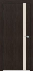 Дверь Каркасно-Щитовая Triadoors Modern Орех Макадамия 702 Без Стекла с Декором Магнолия / Триадорс