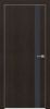 Дверь Каркасно-Щитовая Triadoors Modern Орех Макадамия 702 Без Стекла с Декором Дарк Блю / Триадорс