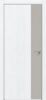 Дверь Каркасно-Щитовая Triadoors Future Дуб Серена Белый Кристалл 708 ПО Без Стекла с Декором Шелл Грей / Триадорс