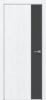 Дверь Каркасно-Щитовая Triadoors Future Дуб Серена Белый Кристалл 708 ПО Без Стекла с Декором Дарк Грей / Триадорс
