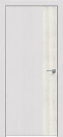 Дверь Каркасно-Щитовая Triadoors Future Дуб Серена Светло-Серый 708 ПО Без Стекла с Декором Дуб Патина Золото / Триадорс