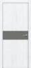 Дверь Каркасно-Щитовая Triadoors Future Дуб Серена Белый Кристалл 707 ПО Без Стекла с Декором Медиум Грей / Триадорс