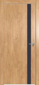 Межкомнатная Дверь Каркасно-Щитовая Triadoors Future Дуб Винчестер Светлый 702 ПО Без Стекла с Декором Дарк Блю / Триадорс