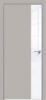 Межкомнатная Дверь Каркасно-Щитовая Triadoors Concept Шелл Грей 709 ПО Без Стекла с Декором Белый Глянец / Триадорс
