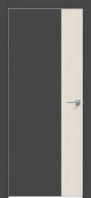 Межкомнатная Дверь Каркасно-Щитовая Triadoors Concept Дарк Грей 709 ПО Без Стекла с Декором Дуб Серена Керамика / Триадорс
