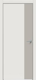 Межкомнатная Дверь Каркасно-Щитовая Triadoors Concept Белоснежно Матовая 709 ПО Без Стекла с Декором Шелл Грей / Триадорс