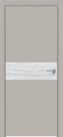 Межкомнатная Дверь Каркасно-Щитовая Triadoors Concept Шелл Грей 707 ПО Без Стекла с Декором Дуб Патина Серый / Триадорс