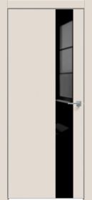 Межкомнатная Дверь Каркасно-Щитовая Triadoors Concept Магнолия 703 ПО со Стеклом Лакобель Чёрный / Триадорс