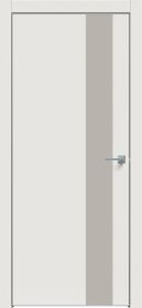 Межкомнатная Дверь Каркасно-Щитовая Triadoors Concept Белоснежно Матовая 703 ПО Без Стекла с Декором Шелл Грей / Триадорс