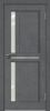 Межкомнатная Дверь Verda Матрикс М-19 Бетон Темный со Стеклом Сатинато / Верда