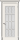 Межкомнатная Дверь Verda Нюкторн Рал со Стеклом Белое Матовое Кристалл 2 / Верда