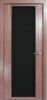 Межкомнатная Дверь Verda H-4 Дуб Грейвуд со Стеклом Черное / Верда
