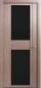 Межкомнатная Дверь Verda H-2 Дуб Грейвуд со Стеклом Чёрное / Верда