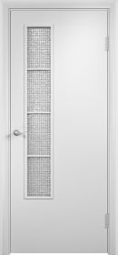 Строительная Дверь Verda ПВХ Финиш-Пленка 05 Ламинированная Усиленная Белая со Стеклом Армированным / Verda