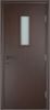 Строительная Дверь Verda ДПО 60 Ламинированная Венге с Огнеупорным Стеклом / Verda