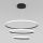 Светодиодный Светильник Подвесной с Пультом Управления Eurosvet 90264/3 Черный, Металл / Евросвет