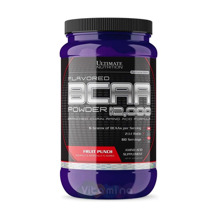 Ultimate Nutrition BCAA 12000 Powder Flavored, 457 г