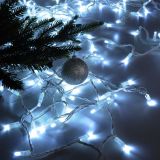 Гирлянда-нить ул. 200LED холодный белый 20м, мерц.