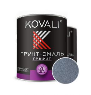 Грунт-эмаль "3в1" KOVALI светлый графит 10кг.