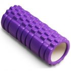 Ролик массажный IN077 Indigo для фитнеса и йоги фиолетовый