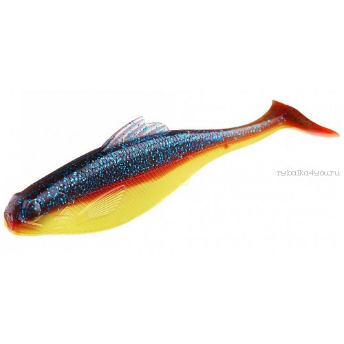 Виброхвосты съедоб. искусст. LJ Pro Series Roach Paddle Tail 9.89 см / 6 шт. в уп. / цвет:G07