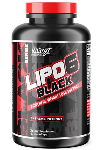 Жиросжигатель Lipo-6 Black 120 капсул Nutrex