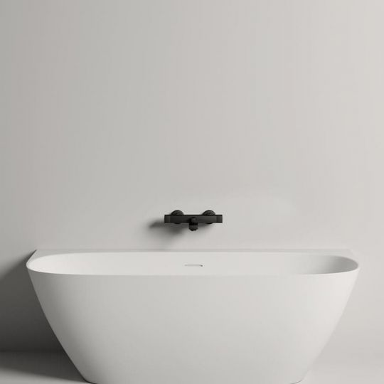 Пристенная ванна из искусственного камня Salini Sofia Wall 180х85 ФОТО