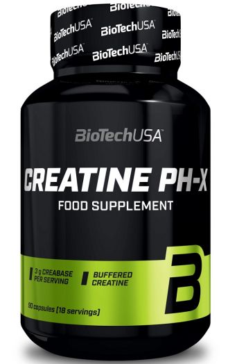 Креатин Creatine pH-X 90 капсул BiotechUSA