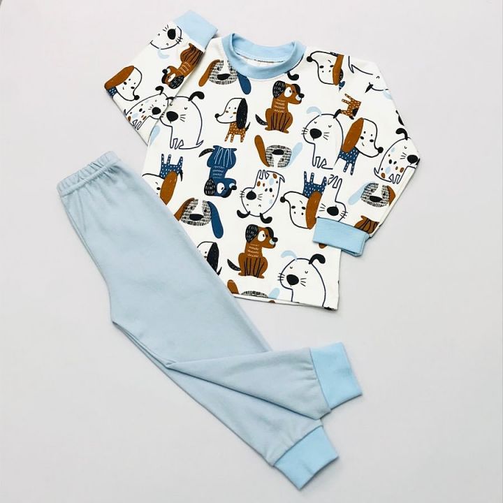 Пижама детская с собачками C-PJ023(2)-ITp | Мамин Малыш