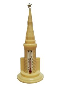 Термометр градусник настольный комнатный СССР (винтаж) - Кремль Спасская башня