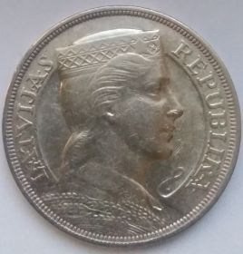 5 латов Латвия  1931