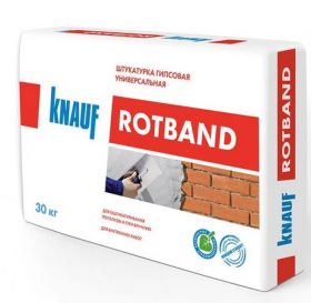 Штукатурка гипсовая Ротбанд белый (Rotband Knauf) 30 кг
