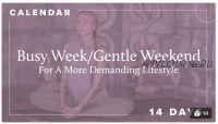 Boho Beautiful Official. Calendars. Busy Week/Gentle Weekend | 14 Day Calendar (bohobeautiful)