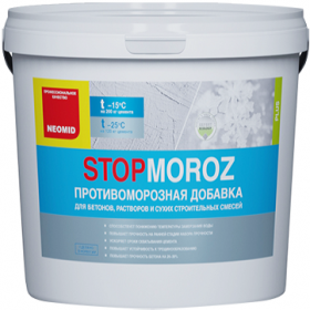 Противоморозная Добавка Neomid Stopmoroz 1.5л с Пластификатором в Качестве Пластифицирующей Добавки в Бетон / Неомид Стопмороз
