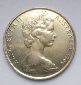50 центов (Регулярный выпуск) Австралия 1966