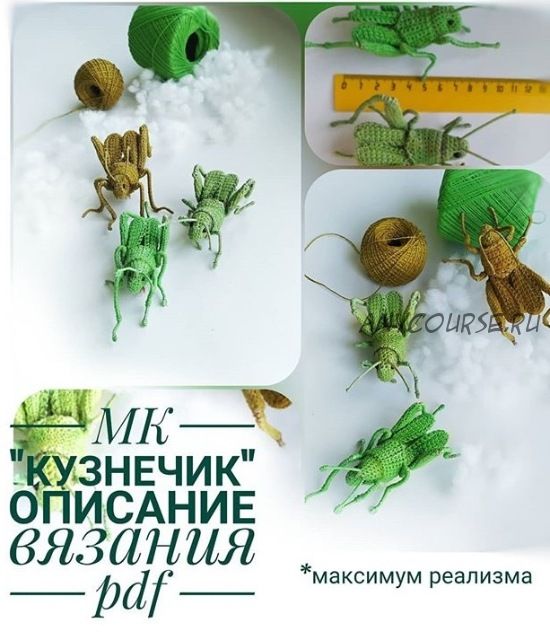 МК 'Кузнечик' описание вязания (Марина Филиппова)