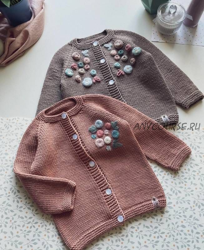 Кардиган «Flower meadow cardi» (lublu.knitwear)