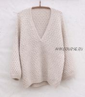 Пуловер 'Cardi V-Neck' (Anne Ventzel)