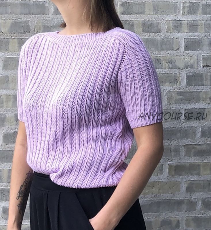 Пуловер 'Soft summer tee' (KNITlig)