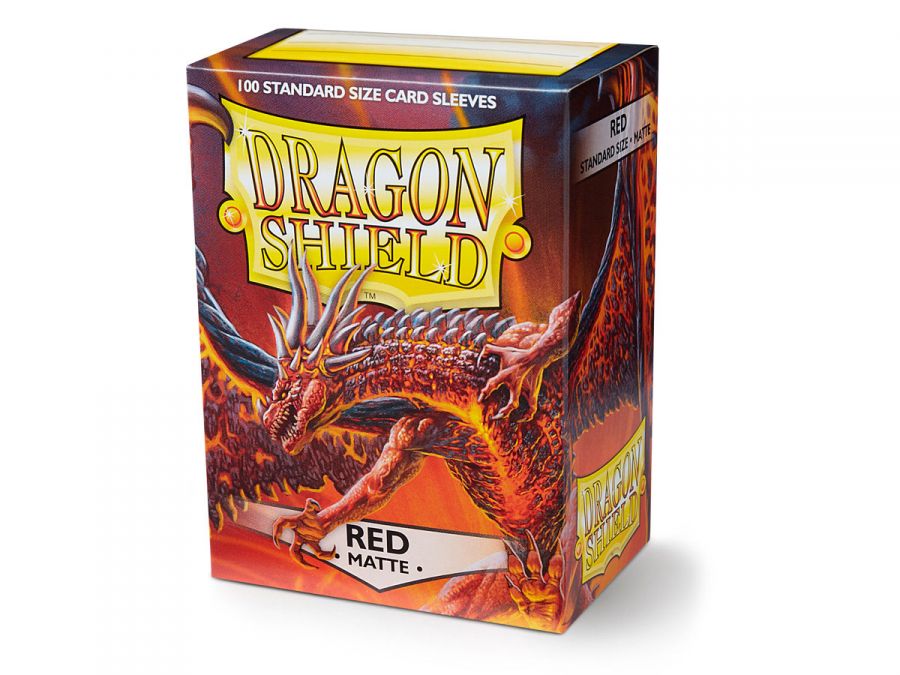Протекторы Dragon Shield - Красные (100шт, 66х91мм)