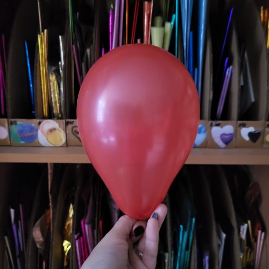 МИКРО шарик красный латексный с гелием