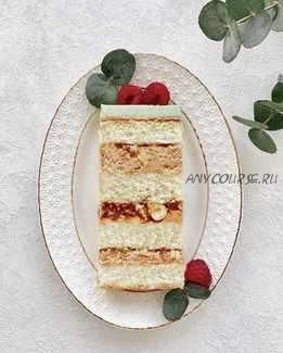 Торт 'Ванильный с фундуком и карамелью' (yanni.bakery)