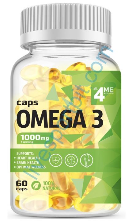 Omega-3 1000 мг 60 капсул 4Me Nutrition