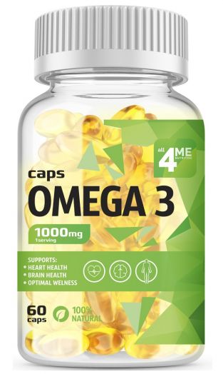 Omega-3 1000 мг 60 капсул 4Me Nutrition