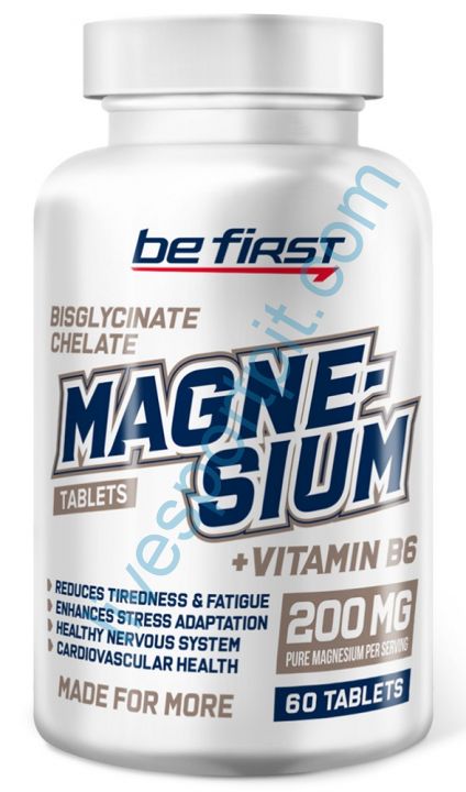 Минеральный комплекс Magnesium+B6, 60 таблеток Be First