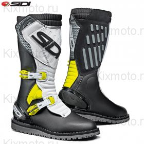 Ботинки Sidi Trial Zero.2, Чёрно-бело-жёлтые