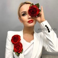 Броши-розы: Роскошные и жизнерадостные (Елена Дол)