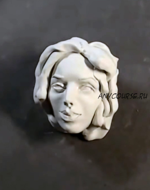 Пошаговое создание головы и лица куклы из запекаемого пластика (Наталья Филинова)